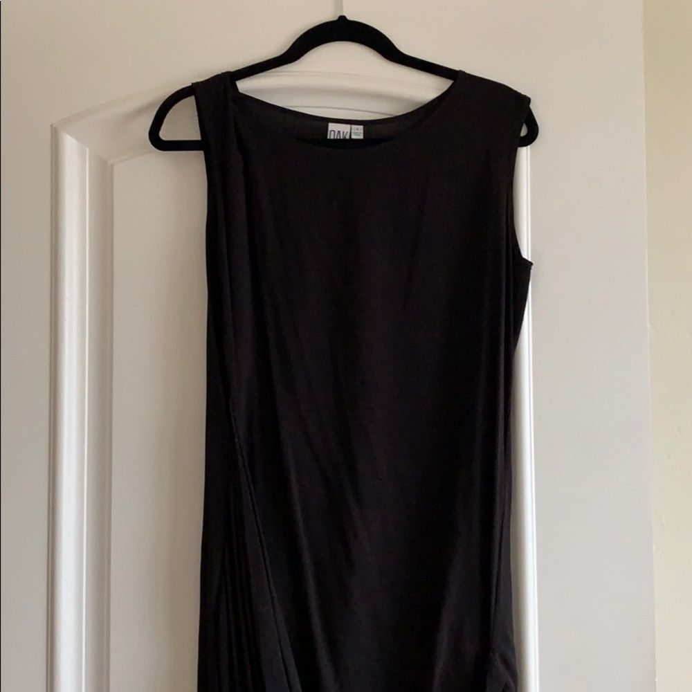 Simple black dress.